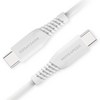 무브스피드 60W USB-C타입-C타입 충전 케이블 T04, 화이트, 1개, 120cm