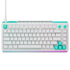 로지텍 유선 로지텍G G512 X 75 래피드 트리거 게이밍 텐키리스 키보드, 화이트, 920-013967, 적축