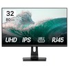 알파스캔 4K UHD 3225UC IPS USB C 도킹 허브 멀티스탠드 무결점 모니터, 80cm, 3225UCH100