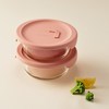 락앤락 바로한끼 내열유리 국용기 라이트핑크, 2개, 600ml
