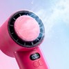 카카오프렌즈 블랙춘 파워쿨링 휴대용 냉각 핸디 선풍기, 그루밍 핑크, WKFF-COOLING-BLACKCHOON-P