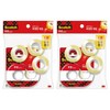 스카치 테이프 디스펜서 581D 18mm x 15mm 1개 + 550리필 18mm x 30mm 3개, 투명, 2세트