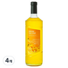 네이쳐티 고흥유자 시럽, 4개, 1L