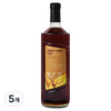 네이쳐티 위스키향 시럽, 5개, 1L