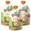 맘마밀 안심 이유식 9개월부터, 시금치와 연근소고기, 100g, 3개