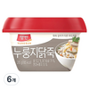 양반 누룽지닭죽, 6개, 285g