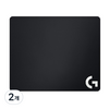 로지텍 G240 패브릭 게이밍 마우스 패드, 혼합 색상, 2개