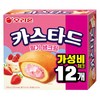 오리온 카스타드 딸기 생크림 12p, 1개, 276g