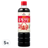 몽고간장 깊은맛 홍게간장 소스, 5개, 900ml