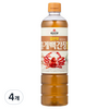 몽고간장 깊은맛 홍게백간장 소스, 4개, 840ml
