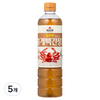 몽고간장 깊은맛 홍게백간장 소스, 5개, 840ml