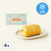 빌리엔젤 커스터드 바닐라 수건 케이크 (냉동), 130g, 4개
