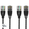 벤션 10기가 비트 울트라 슬림 CAT6a 랜케이블, 혼합색상, 12개, 0.5m