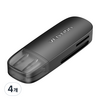벤션 SD TF to USB 3.0 고속 카드 리더기, CLFB0, 블랙, 4개