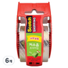 스카치 저소음 프리미엄 포장용 테이프 48mm x 20m, 투명, 6개