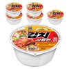 농심 김치 사발면 86g, 6개