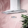 Haatz 로빈 주방 레인지후드 우측기둥 좌날개, RNH-90L, 방문설치