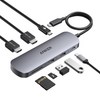 앤커 나노 USB-C 8-in-1 듀얼 디스플레이 허브 A210B, 1개, 그레이