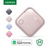 UGREEN 유그린 FineTrack 애플인증 Find My 스마트태그 초소형 트래커 분실방지 위치추적기 iOS 전용 아이폰 나의 찾기 반려동물 차량추적 스트랩 포함, Light Mocha, 1개