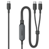앤커 USB-C to C 140W 2-in-1 케이블 A8895, 1개, 블랙, 1.8m