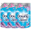 다우니 7일 지속 탈취파워 초고농축 섬유유연제 레몬그라스와 라일락 리필, 1.6L, 3개