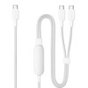 앤커 USB-C to C 140W 2-in-1 케이블 A8895, 1개, 화이트, 1.2m