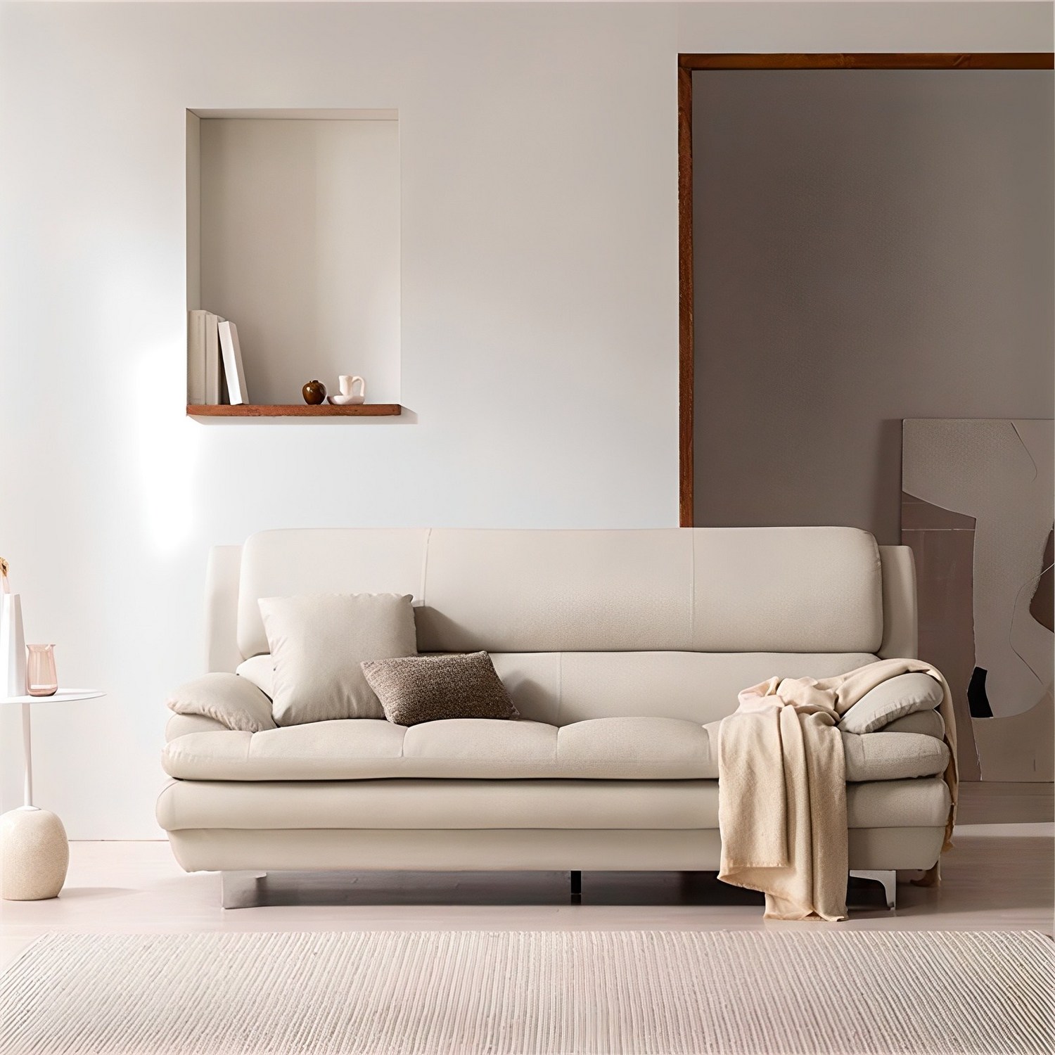 삼익가구 에클레르 프리미엄 3인용 가죽 소파 리뷰 가죽쇼파