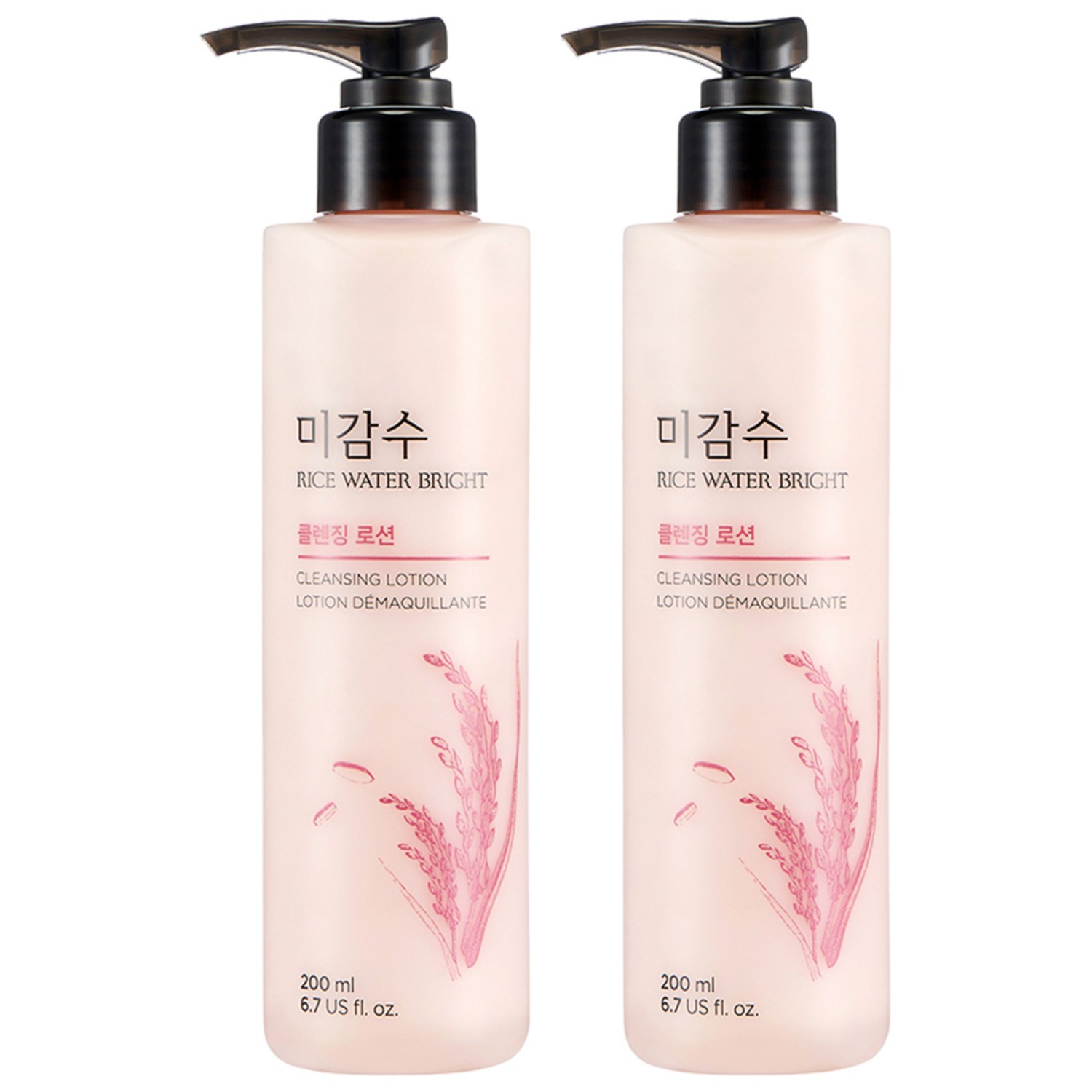 미감수 브라이트 페이셜 클렌징 로션 200ml, 2개 세트 미감수클렌징오일 미감수 브라이트 페이셜 클렌징 로션 200ml, 2개 세트 미감수클렌징오일