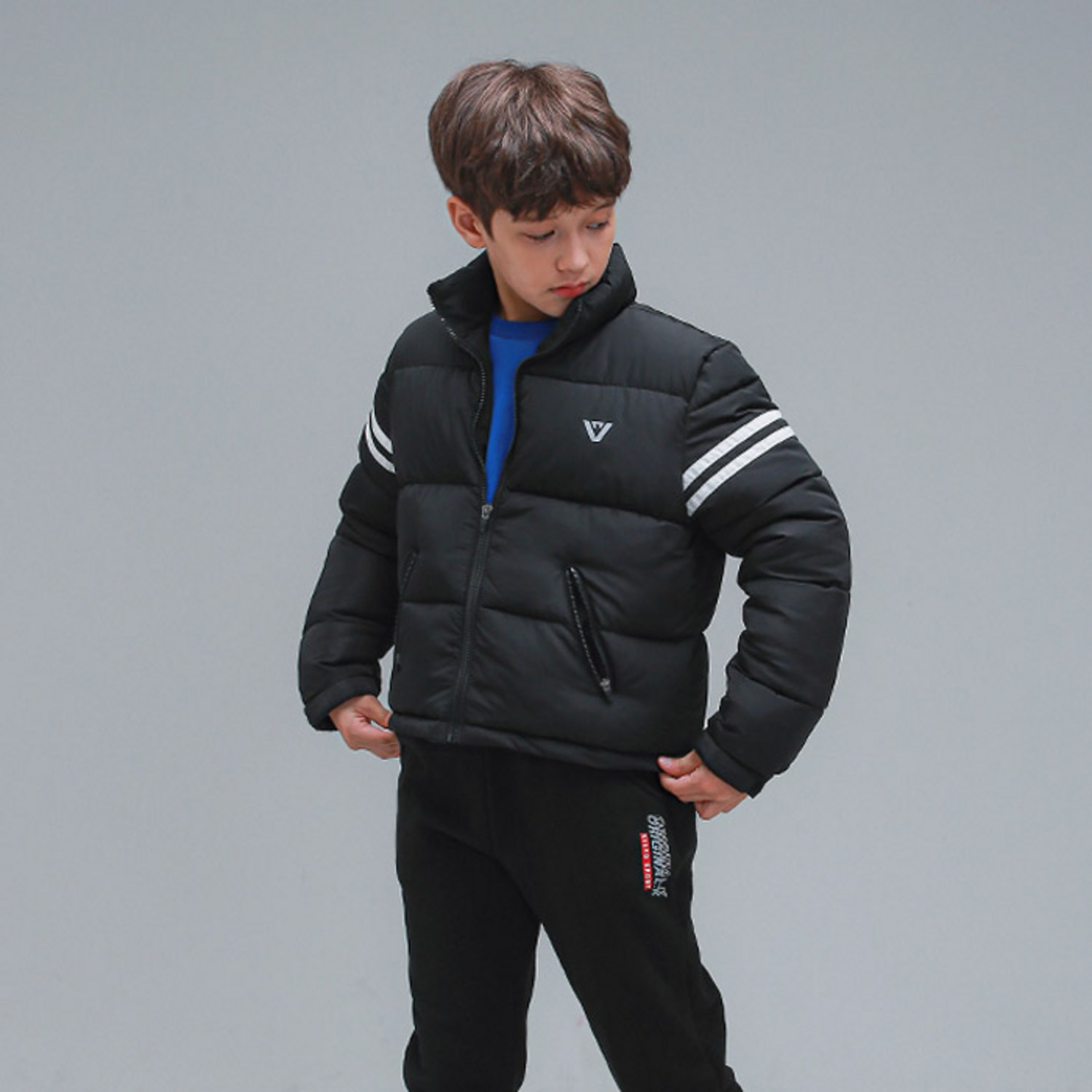 키스포 주니어용 펜타 숏패딩