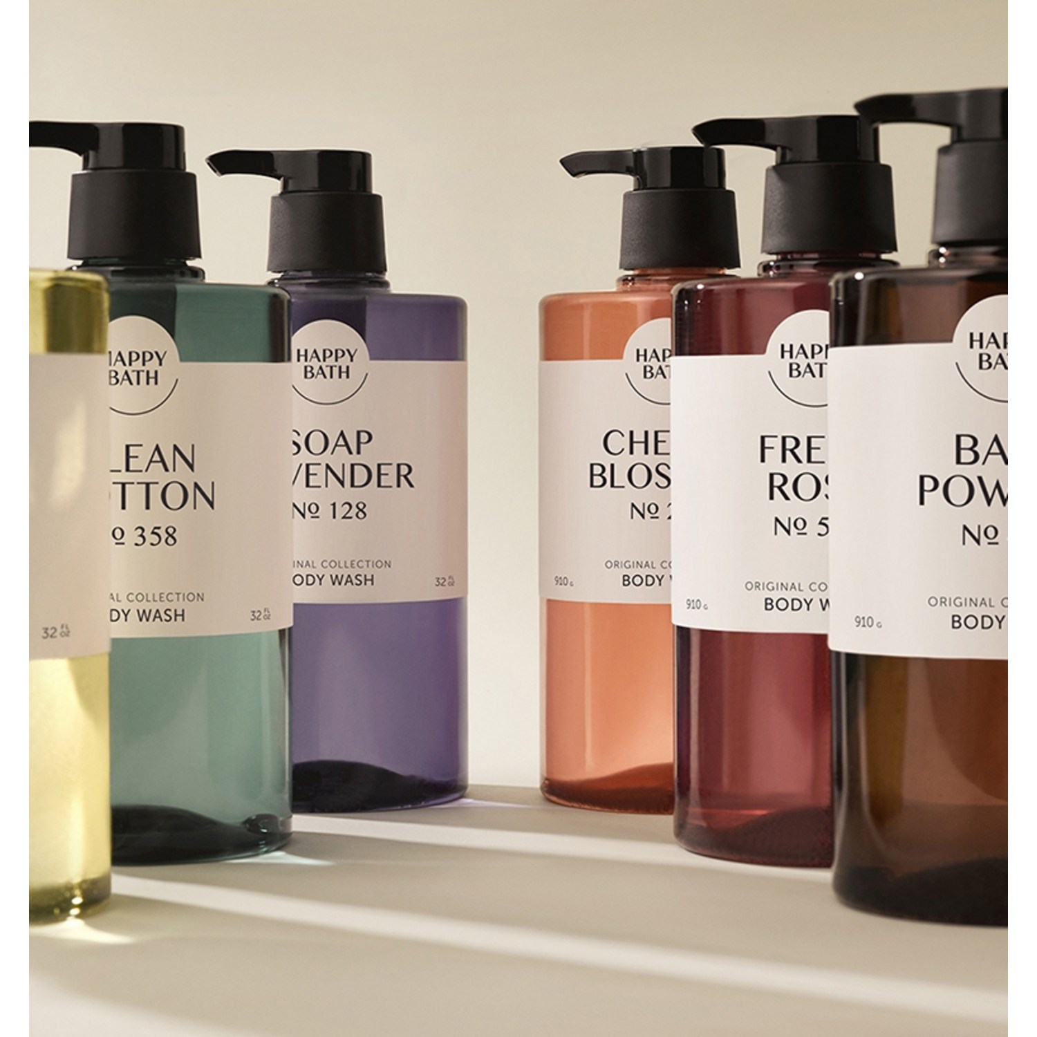 포근함이 감싸는 행복, 해피바스 클린 코튼향 바디워시