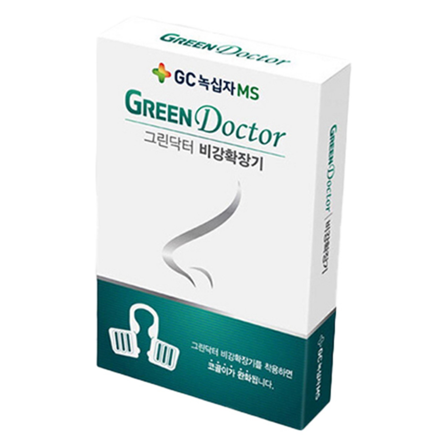 녹십자 그린닥터 비강확장기 코골이방지기구 대형 중형 소형 수면무호흡증, 중형(14mm), 1개