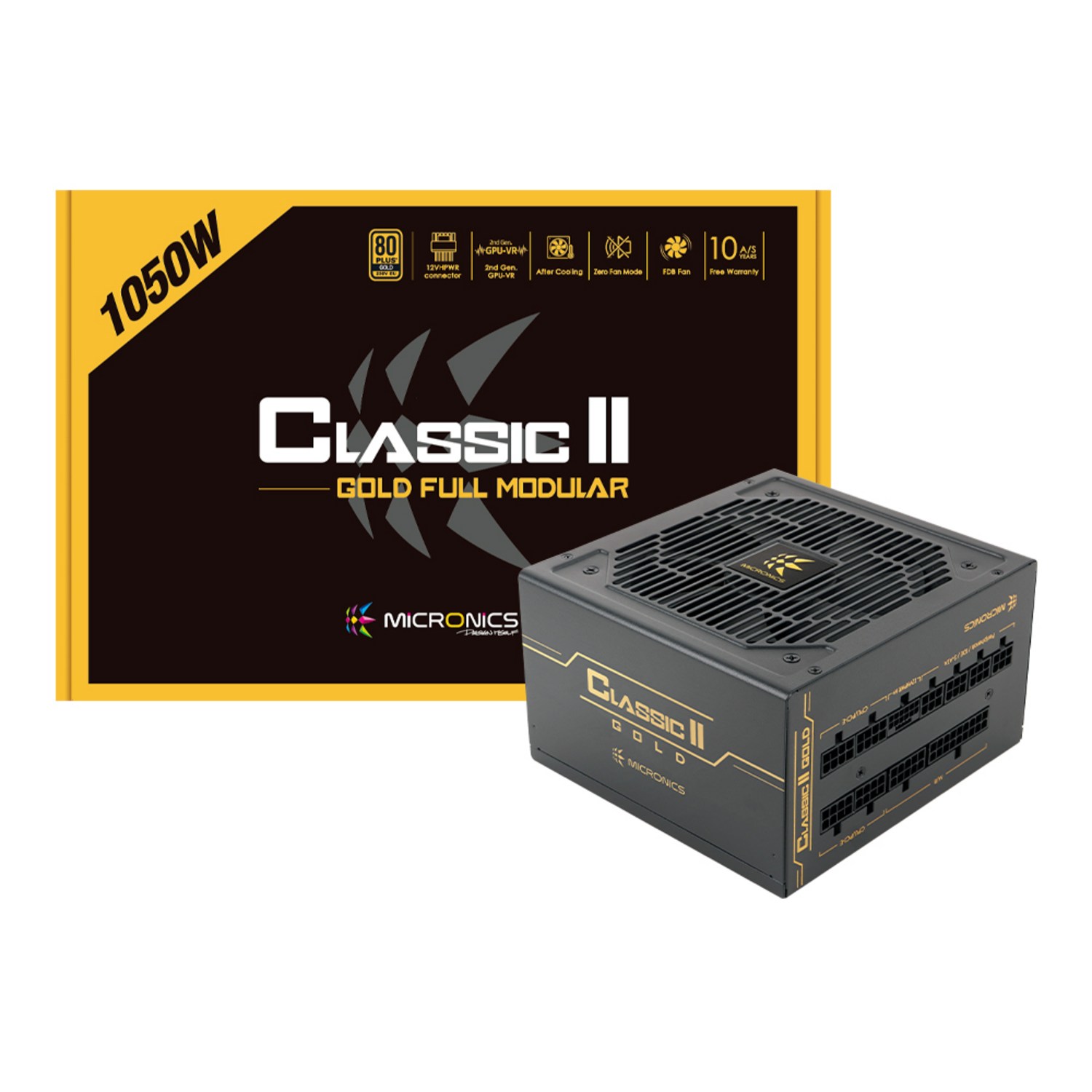 마이크로닉스ClassicII1050W80PLUSGOLD230VEU풀모듈러ATX파워HP1-O1050GD-E12F