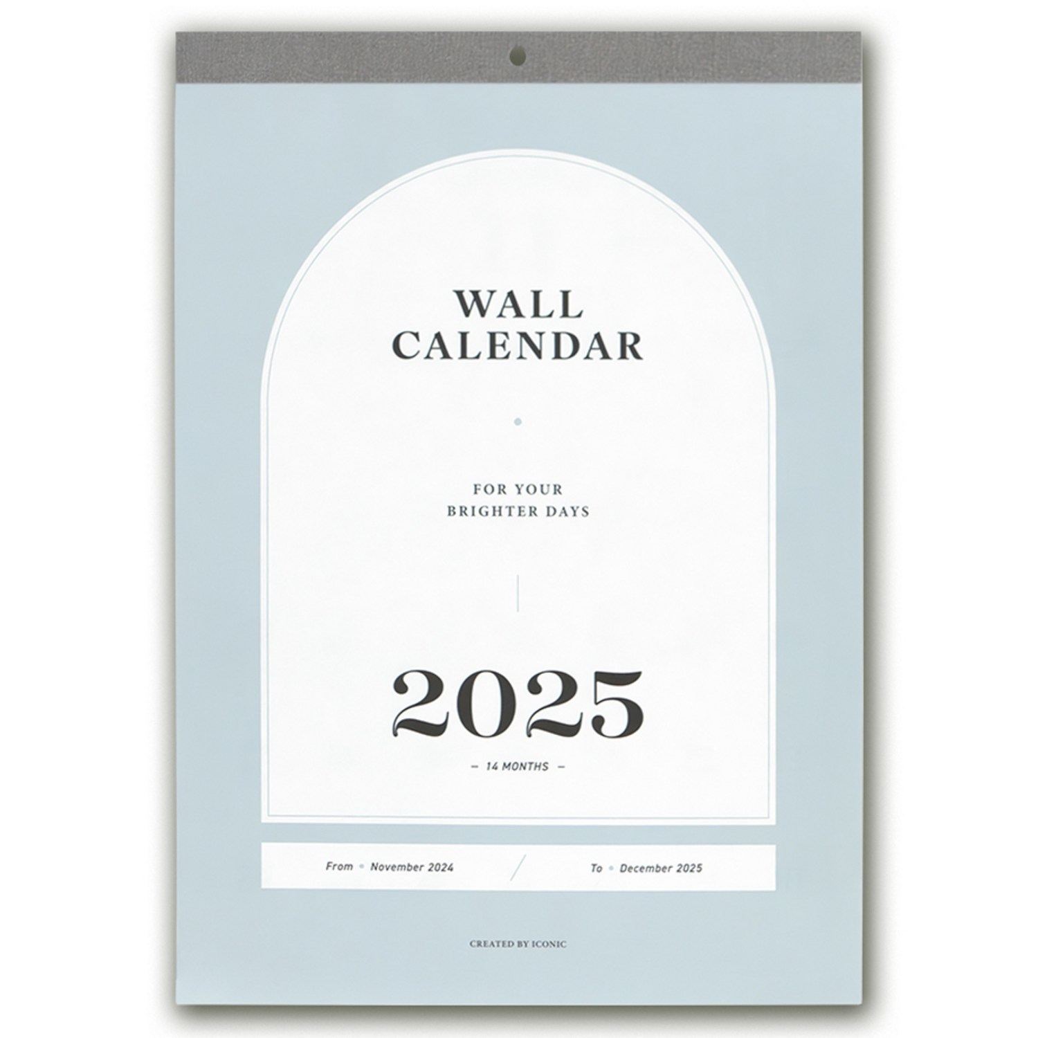 아이코닉 2025 월 캘린더 벽걸이 달력
