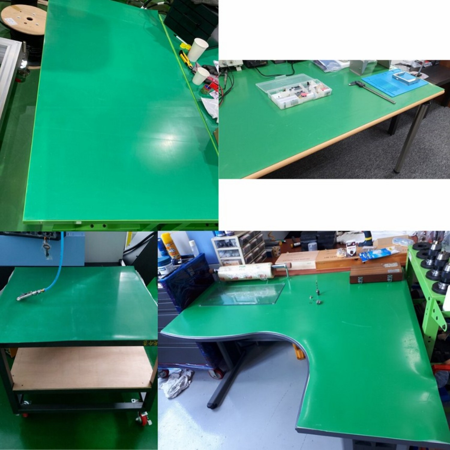 작업 환경을 쾌적하게 변화시키는 고무판