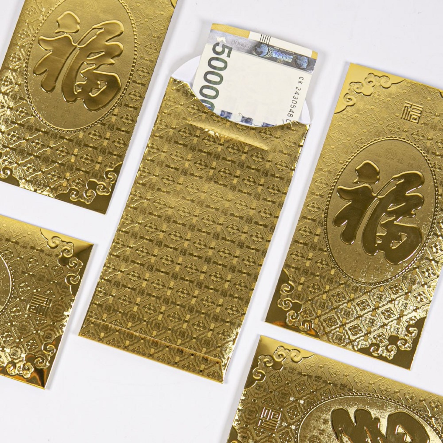 행운을 담아 전하는 특별한 마음, UH홈데코 황금 복 용돈봉투