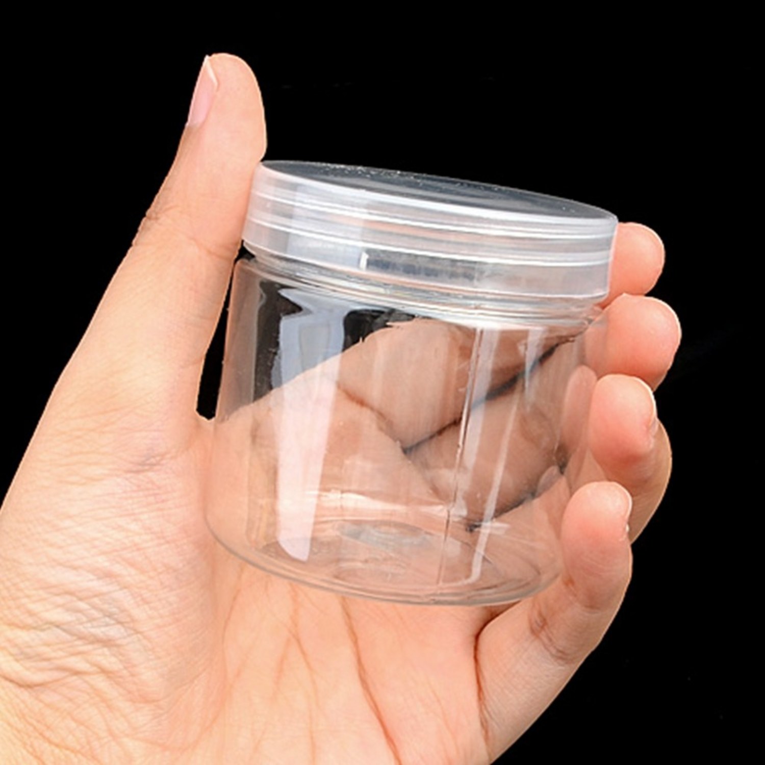 비즈 글리터 슬라임 보관용 투명 용기 1개 닥터디퍼런트