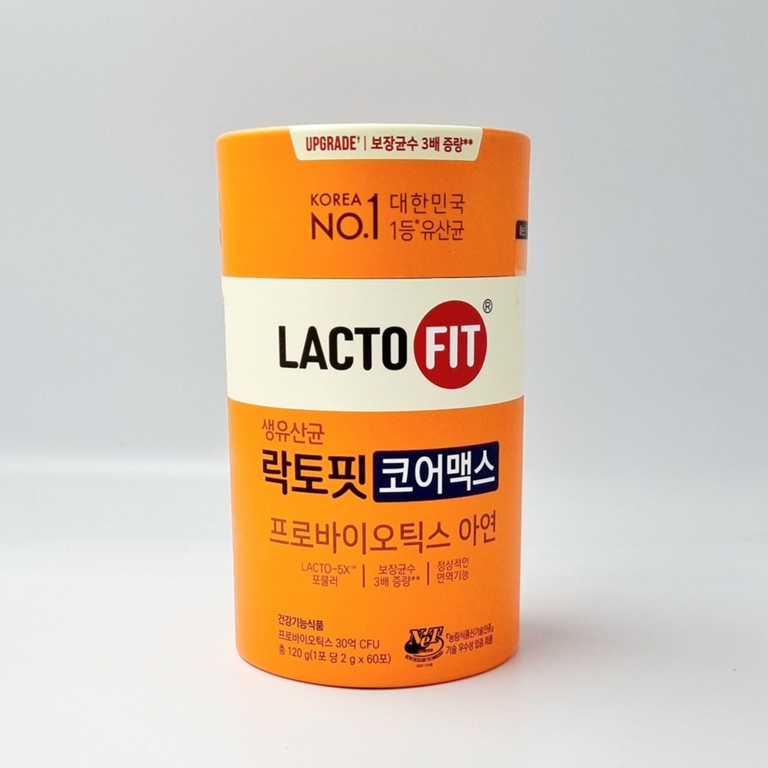 LACTO-5X 핵심균주 배합 생유산균 락토핏 코어맥스 보장균수 3배 증량, 120g, 4박스