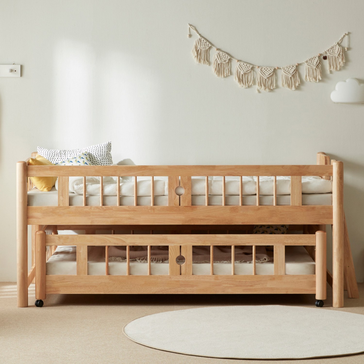 (주)가구타운 원목 슬라이딩 분리형 2단 이단침대 리뷰