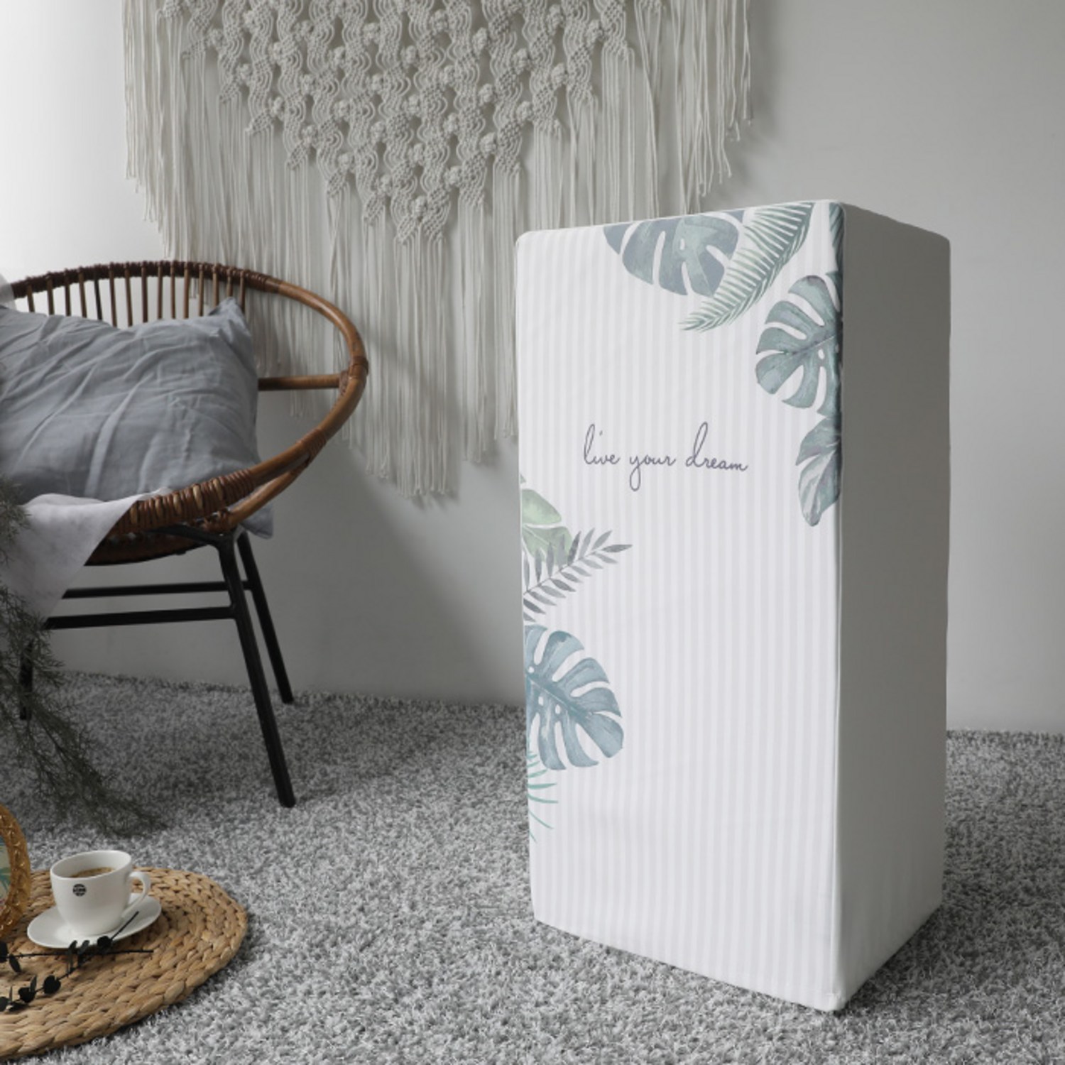 3중 직물 이동식 에어컨 커버 스판 썸머드림