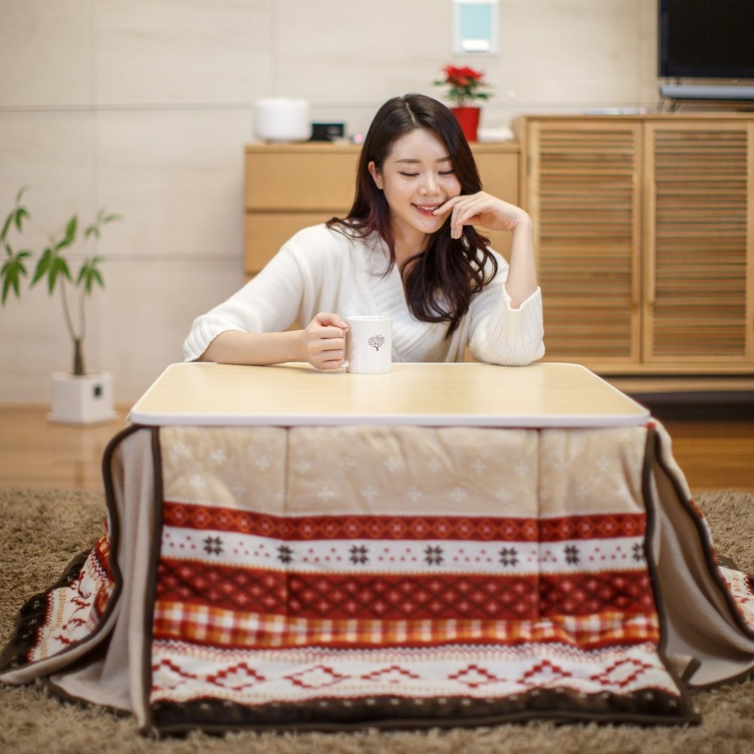 따뜻하고 아늑한 겨울, 지이라이프 접이식 코타츠 하나면 충분합니다.