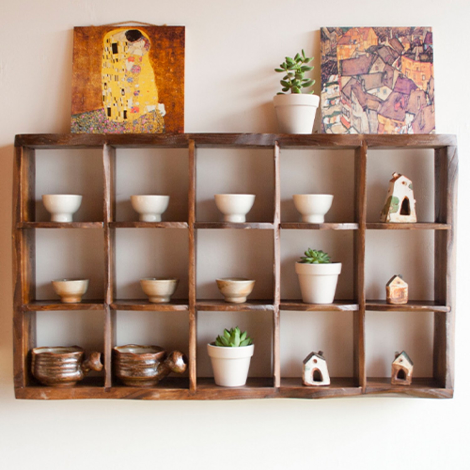 숲의 향기를 담은 느릅나무 컵보관대로 주방을 아름답게!