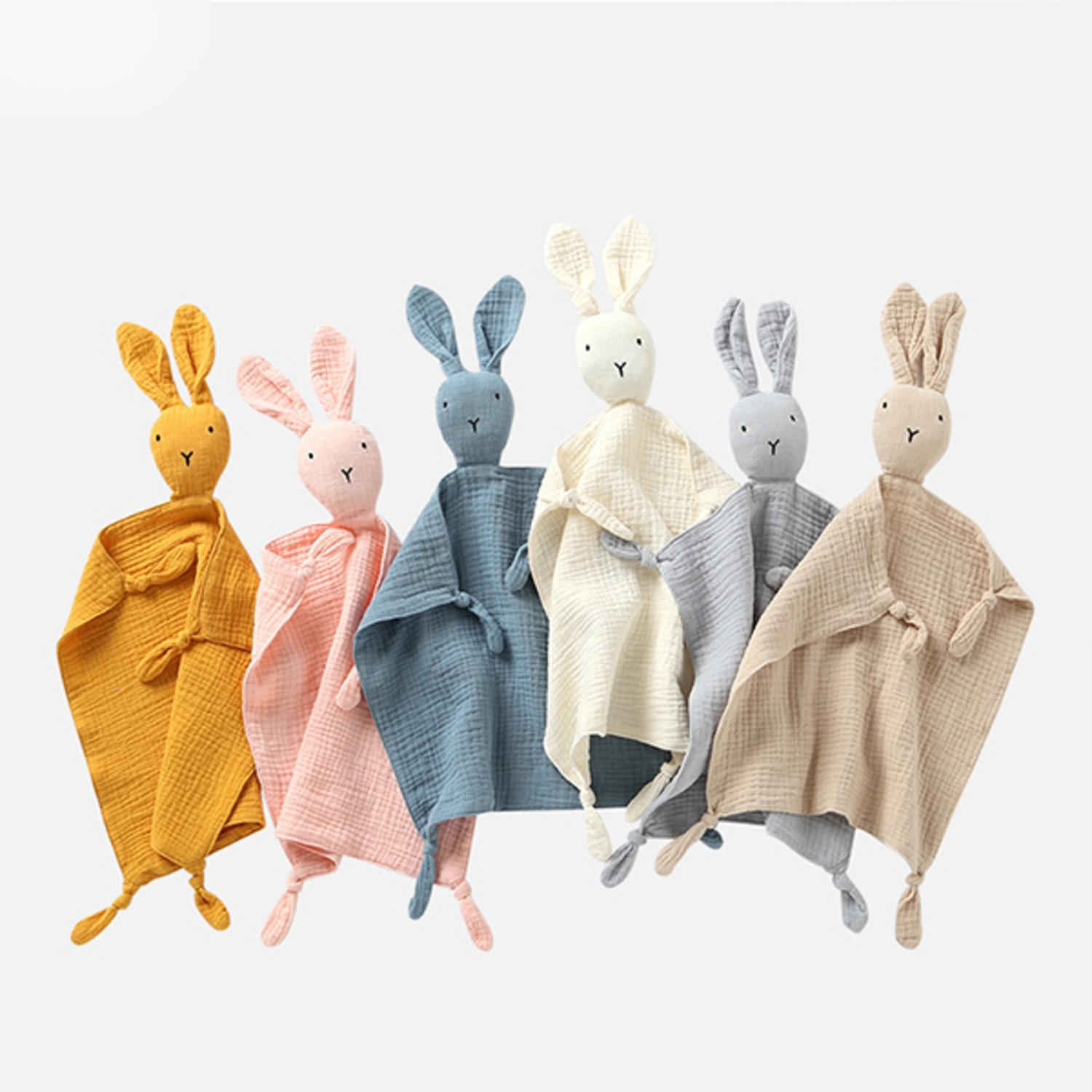 아기 피부를 위한 부드러운 첫 만남, 솜니움베베 순면 토끼 요루 거즈 손수건