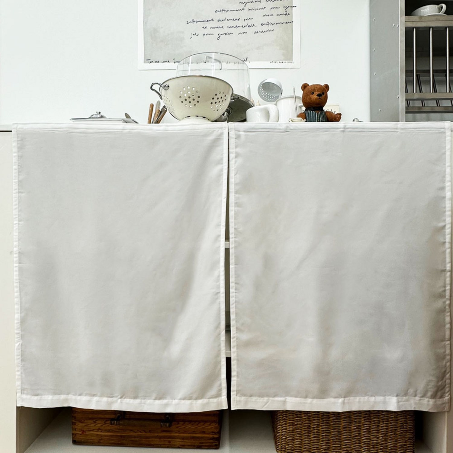 유스몰 벨크로 찍찍이 선반 다용도 가림막 책장가리개, 공간 활용의 새로운 아이디어 선반가리개