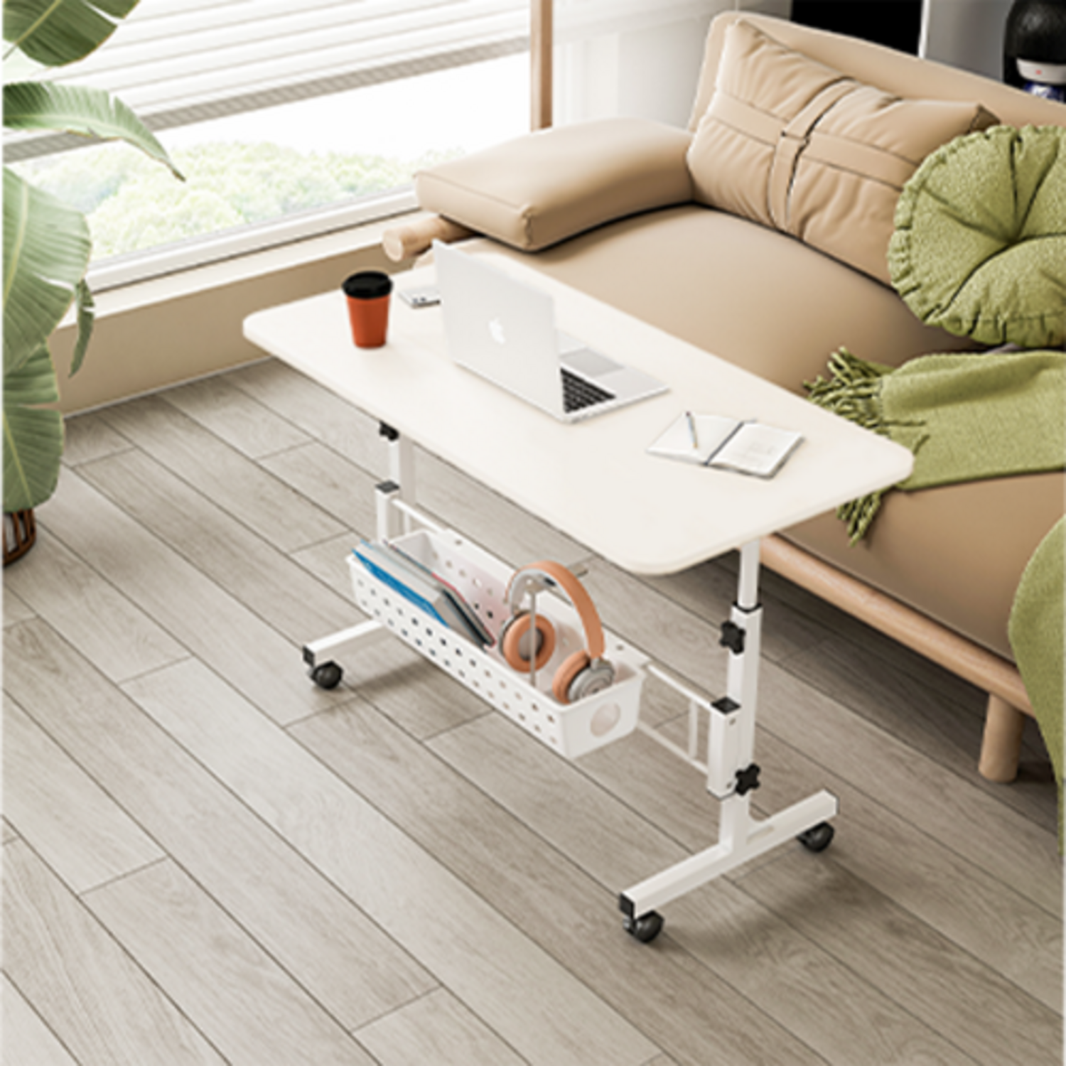 내 공간에 자유를 더하다! 이동식 높이 조절 테이블로 스마트한 공간 활용을 시작하세요.