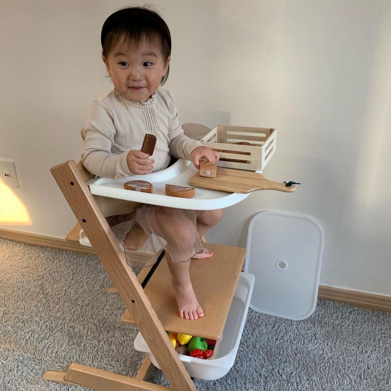 트립트랩 의자를 위한 정리된 아이 방의 핵심: 봉봉몬스터 어댑터