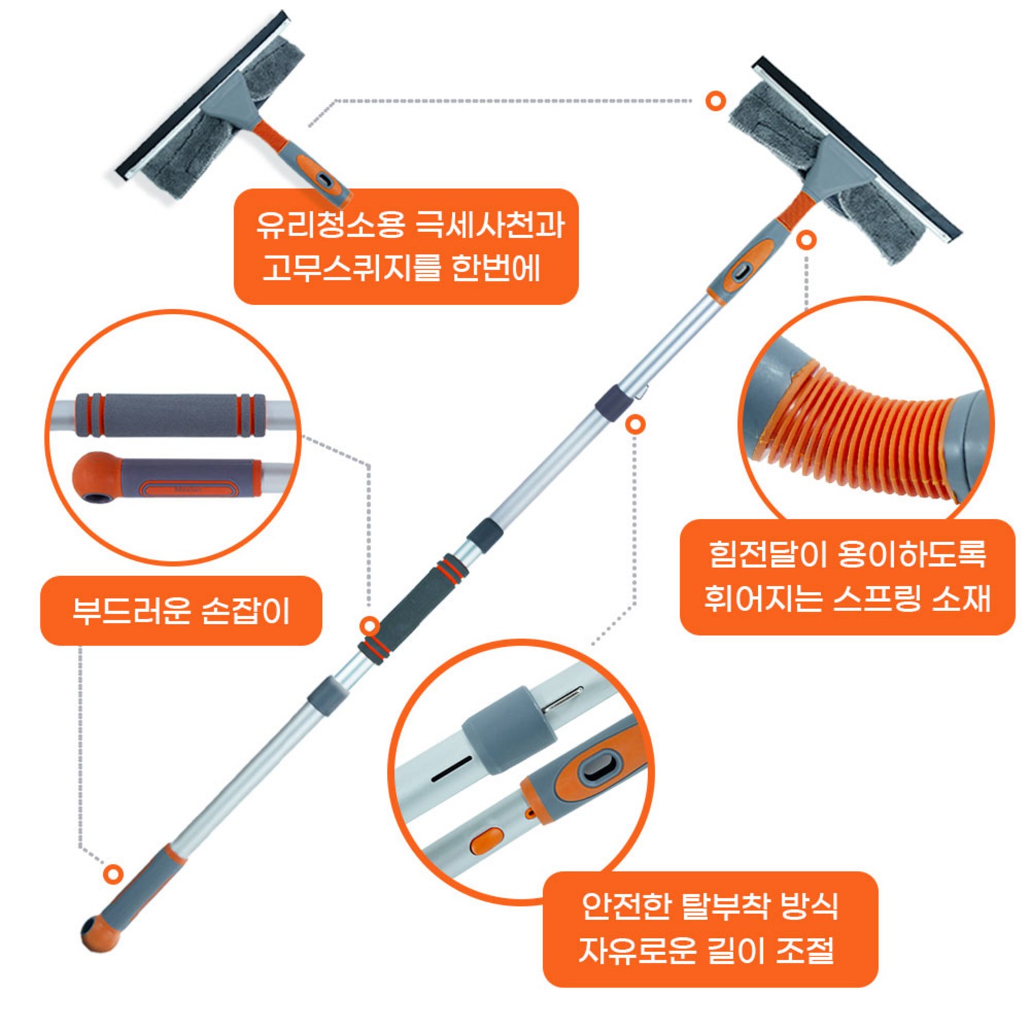 창문 청소의 새로운 동반자
