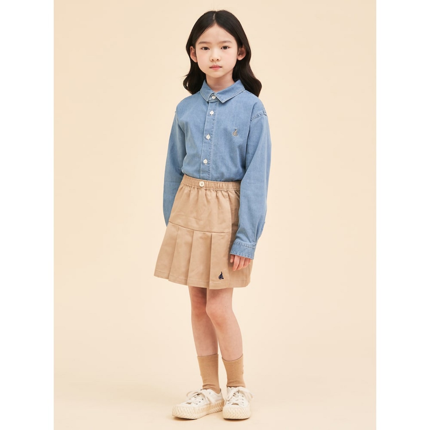 부드러운 촉감과 안전성, 스타일까지 겸비한 빈폴키즈 연청 데님 셔츠