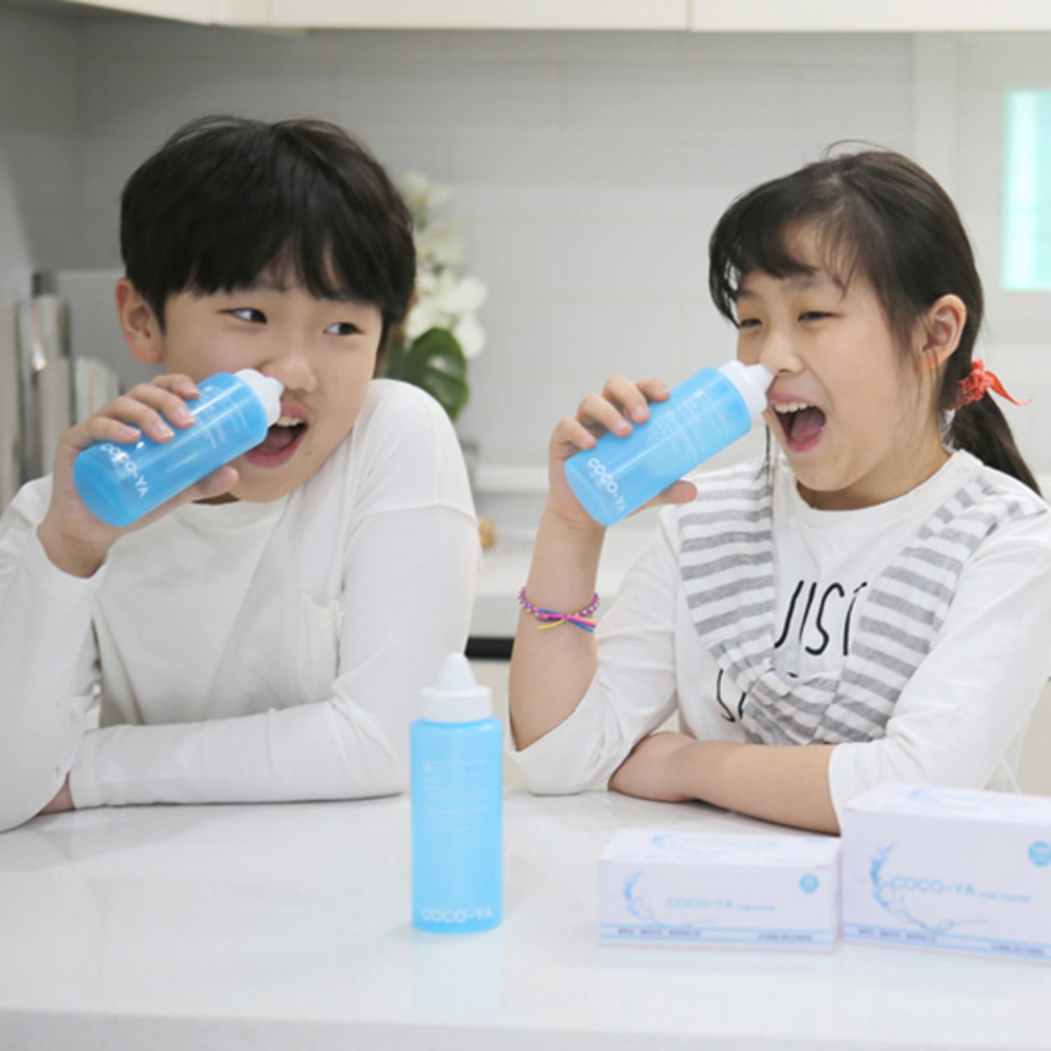 상쾌한 숨결을 위한 필수품, (코코야) 코세척기분말로 건강한 코를 가꾸세요.