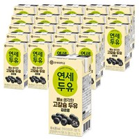 연세우유 뼈를 생각한 고칼슘 두유 검은콩, 180ml, 72개