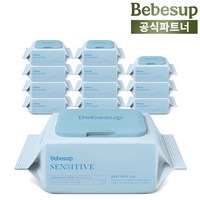 베베숲 센시티브 엠보싱 유아물티슈 휴대캡형 65gsm, 65g, 20개입, 12개